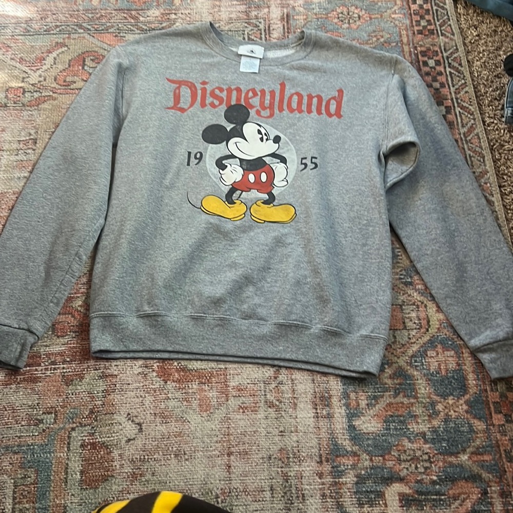grey disneyland crewneck